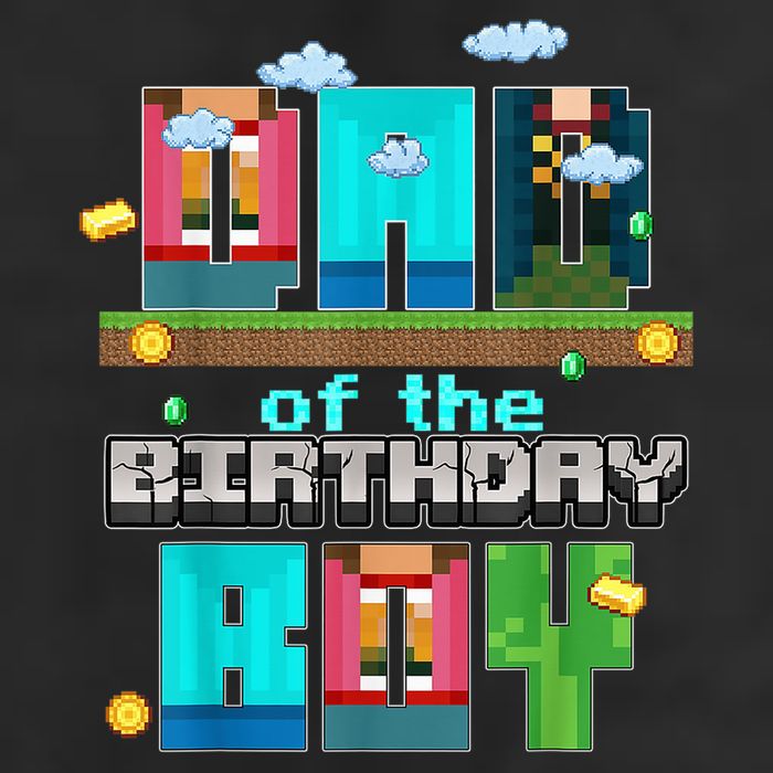 Dad Of The Birthday Boy Video Game Pixel 15oz Campfire Ceramic Mug