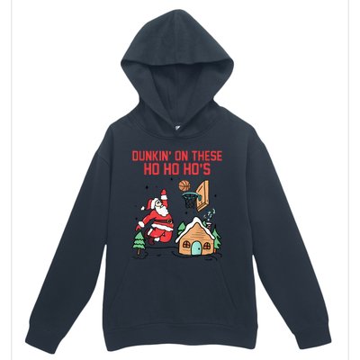 Dunkin' On These Ho Ho Ho's Christmas Quote  Urban Pullover Hoodie