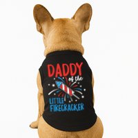 Daddy Of The Little Firecracker Pregnancy Announcement Doggie Tank