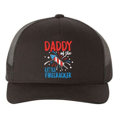 Daddy Of The Little Firecracker Pregnancy Announcement Yupoong Adult 5-Panel Trucker Hat