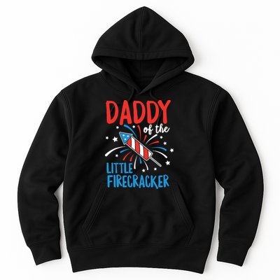 Daddy Of The Little Firecracker Pregnancy Announcement Hoodie