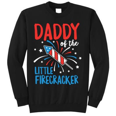 Daddy Of The Little Firecracker Pregnancy Announcement Sweatshirt