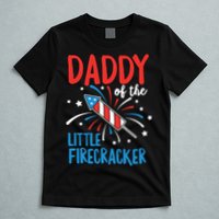 Daddy Of The Little Firecracker Pregnancy Announcement T-Shirt