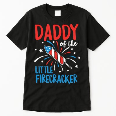 Daddy Of The Little Firecracker Pregnancy Announcement Tall T-Shirt