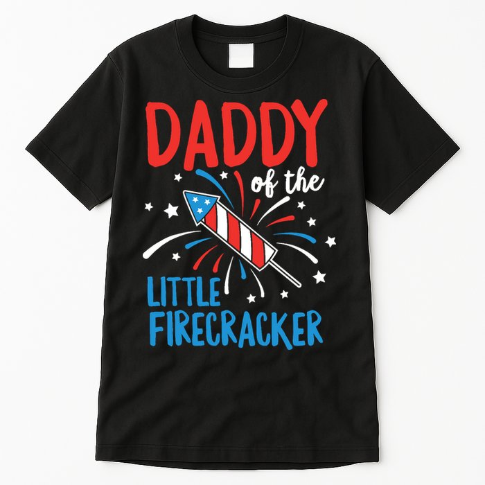 Daddy Of The Little Firecracker Pregnancy Announcement Tall T-Shirt