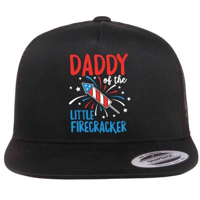 Daddy Of The Little Firecracker Pregnancy Announcement Flatbill Hat
