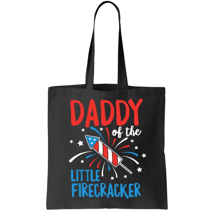 Daddy Of The Little Firecracker Pregnancy Announcement Bag