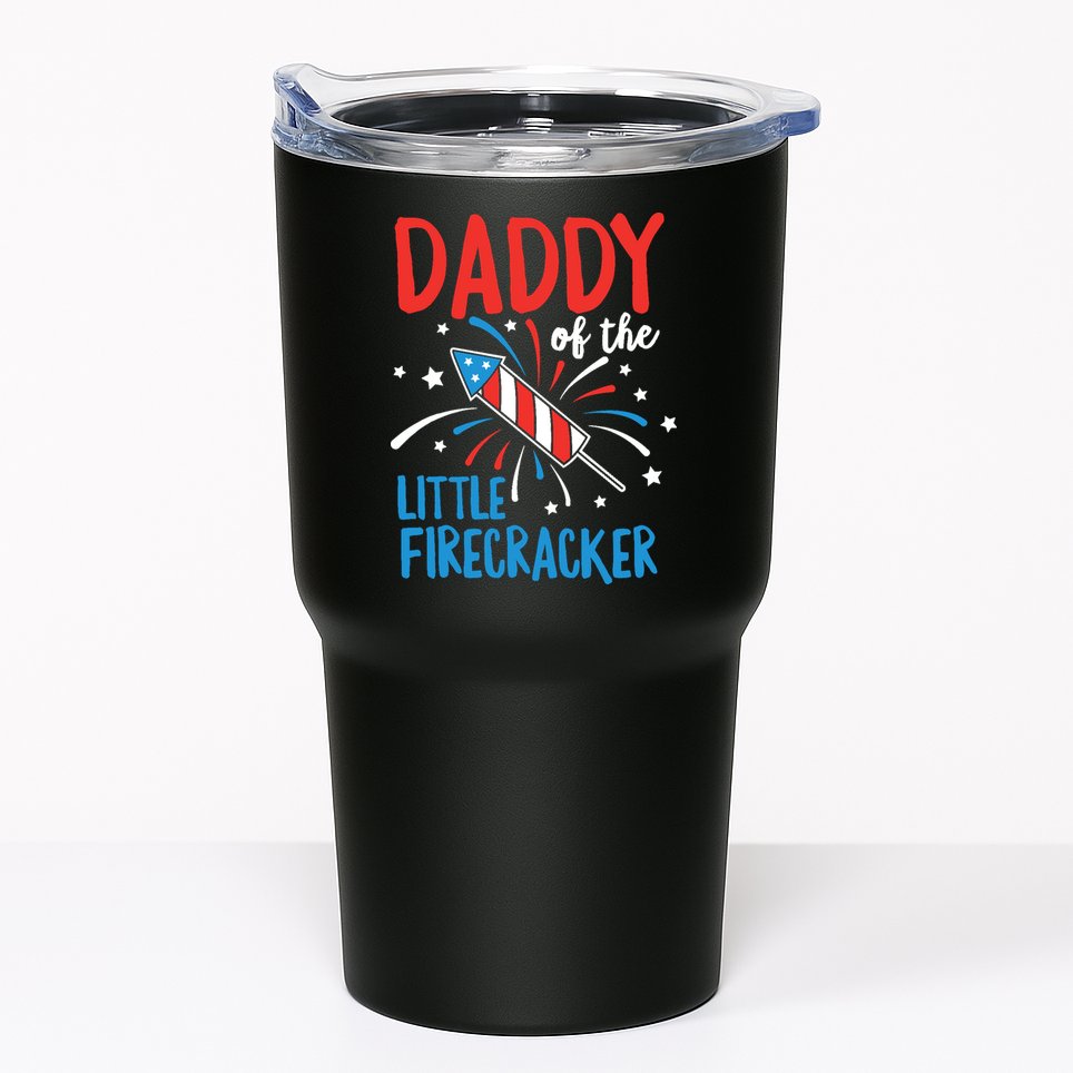 Daddy Of The Little Firecracker Pregnancy Announcement Tumbler