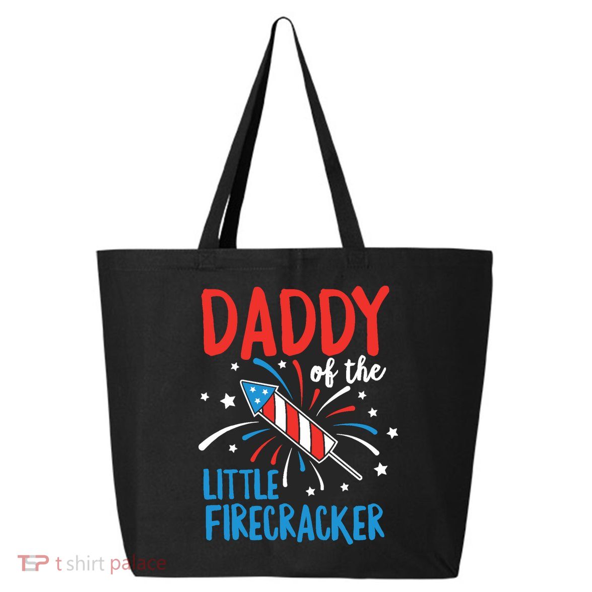 Daddy Of The Little Firecracker Pregnancy Announcement 25L Jumbo Tote
