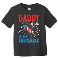 Daddy Of The Little Firecracker Pregnancy Announcement Toddler T-Shirt