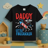 Daddy Of The Little Firecracker Pregnancy Announcement Toddler T-Shirt