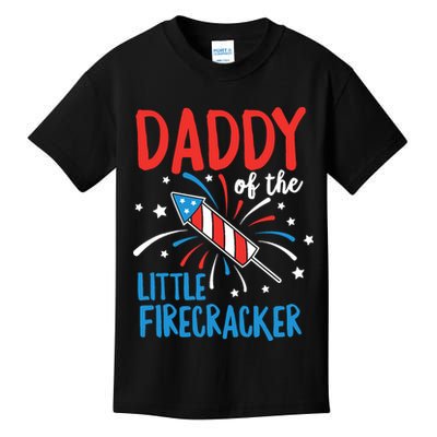 Daddy Of The Little Firecracker Pregnancy Announcement Kids T-Shirt