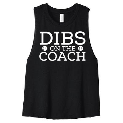 DIBS ON THE COACH Women's Racerback Cropped Tank