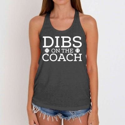 DIBS ON THE COACH Women's Knotted Racerback Tank