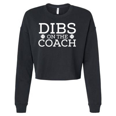 DIBS ON THE COACH Cropped Pullover Crew