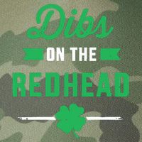 Dibs On The Redhead For St Patricks Day Party Legacy Tie Dye Trucker Hat