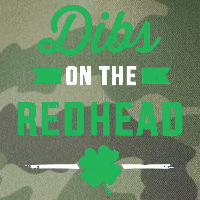 Dibs On The Redhead For St Patricks Day Party Legacy Tie Dye Trucker Hat