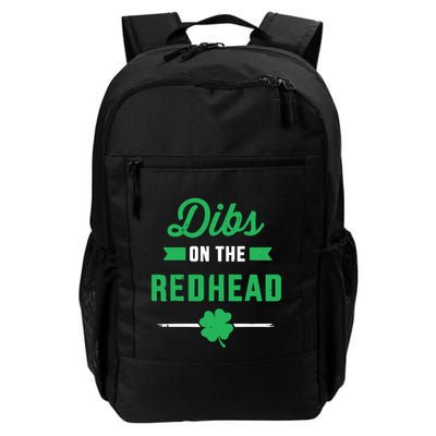 Dibs On The Redhead For St Patricks Day Party Backpack