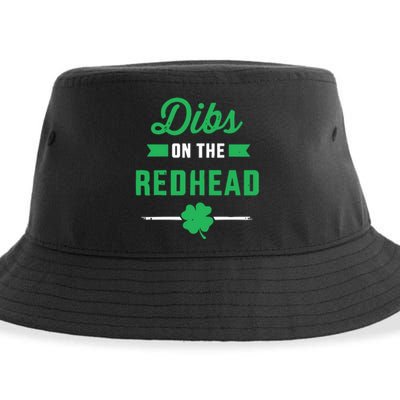 Dibs On The Redhead For St Patricks Day Party Sustainable Bucket Hat