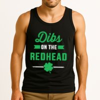 Dibs On The Redhead For St Patricks Day Party Tank Top