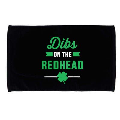 Dibs On The Redhead For St Patricks Day Party Microfiber Hand Towel