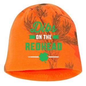 Dibs On The Redhead For St Patricks Day Party Kati - Camo Knit Beanie