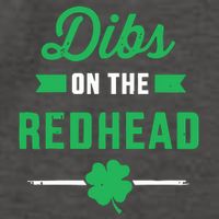 Dibs On The Redhead For St Patricks Day Party Vector Backpack