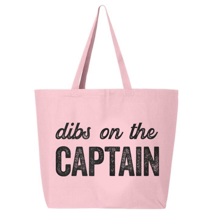 Dibs On The Captain Funny Captain Wife 25L Jumbo Tote