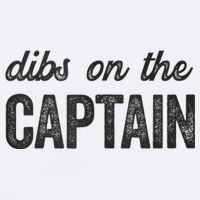 Dibs On The Captain Funny Captain Wife Sueded Cloud Jersey T-Shirt