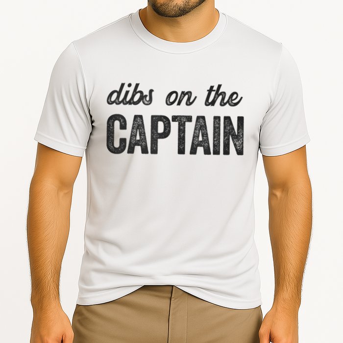 Dibs On The Captain Funny Captain Wife Performance Shirt