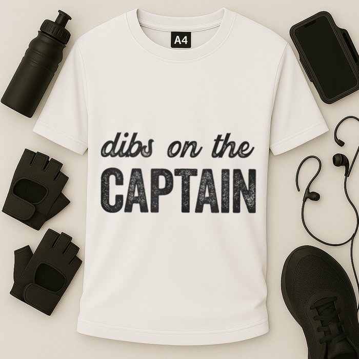 Dibs On The Captain Funny Captain Wife Performance Shirt