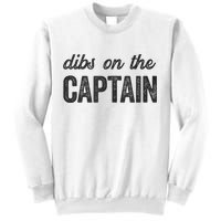 Dibs On The Captain Funny Captain Wife Sweatshirt