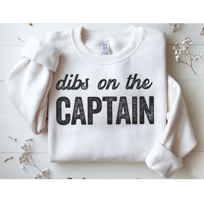Dibs On The Captain Funny Captain Wife Sweatshirt