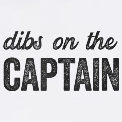 Dibs On The Captain Funny Captain Wife T-Shirt