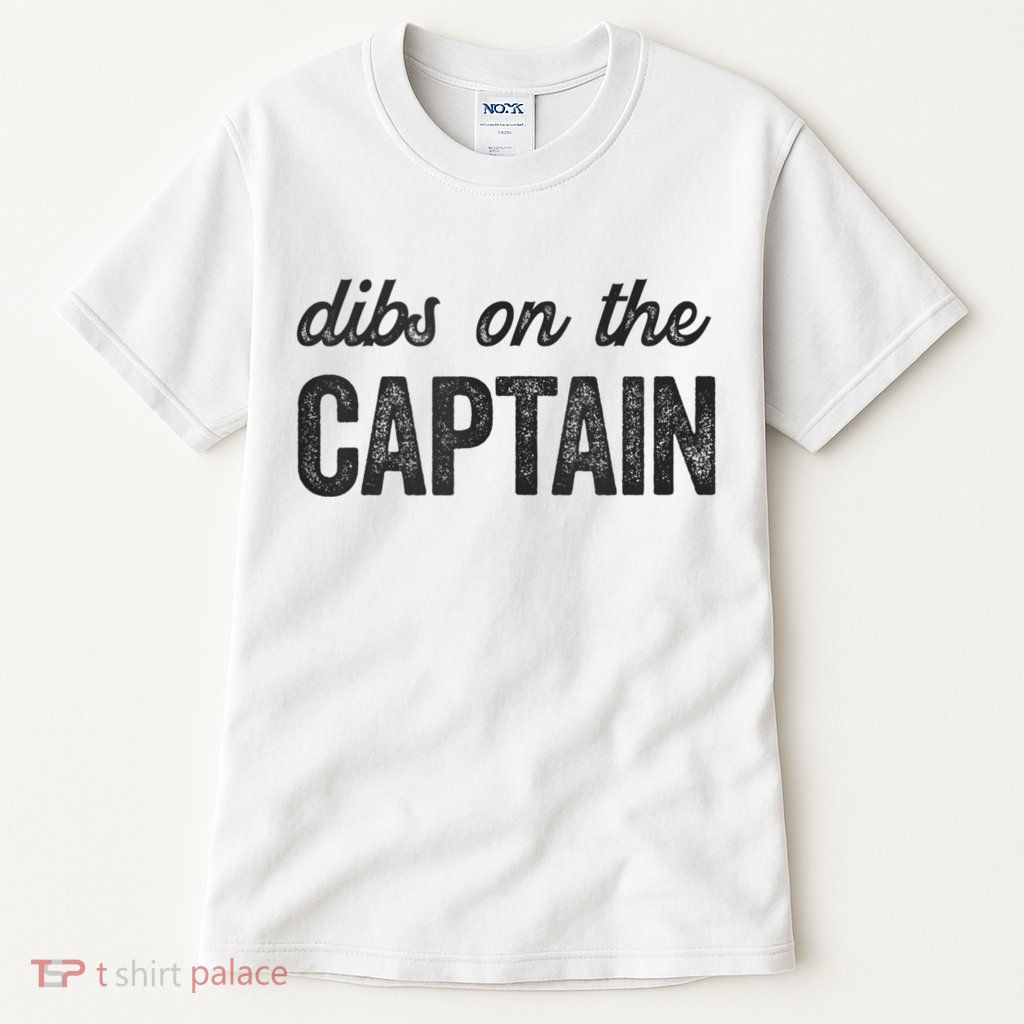 Dibs On The Captain Funny Captain Wife Tall T-Shirt
