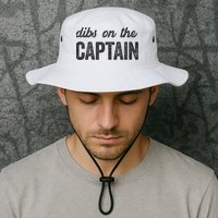 Dibs On The Captain Funny Captain Wife Bucket Hat