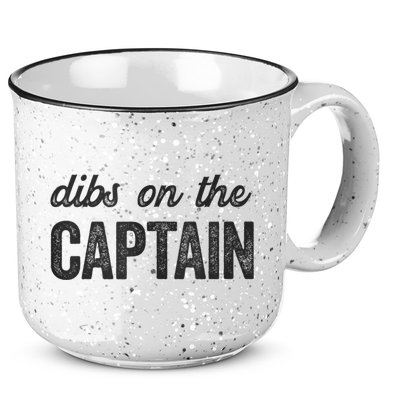 Dibs On The Captain Funny Captain Wife 15oz Campfire Ceramic Mug
