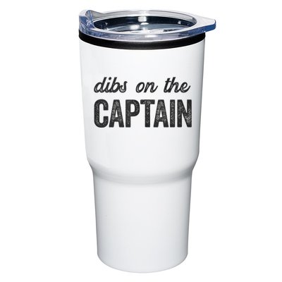 Dibs On The Captain Funny Captain Wife Tumbler