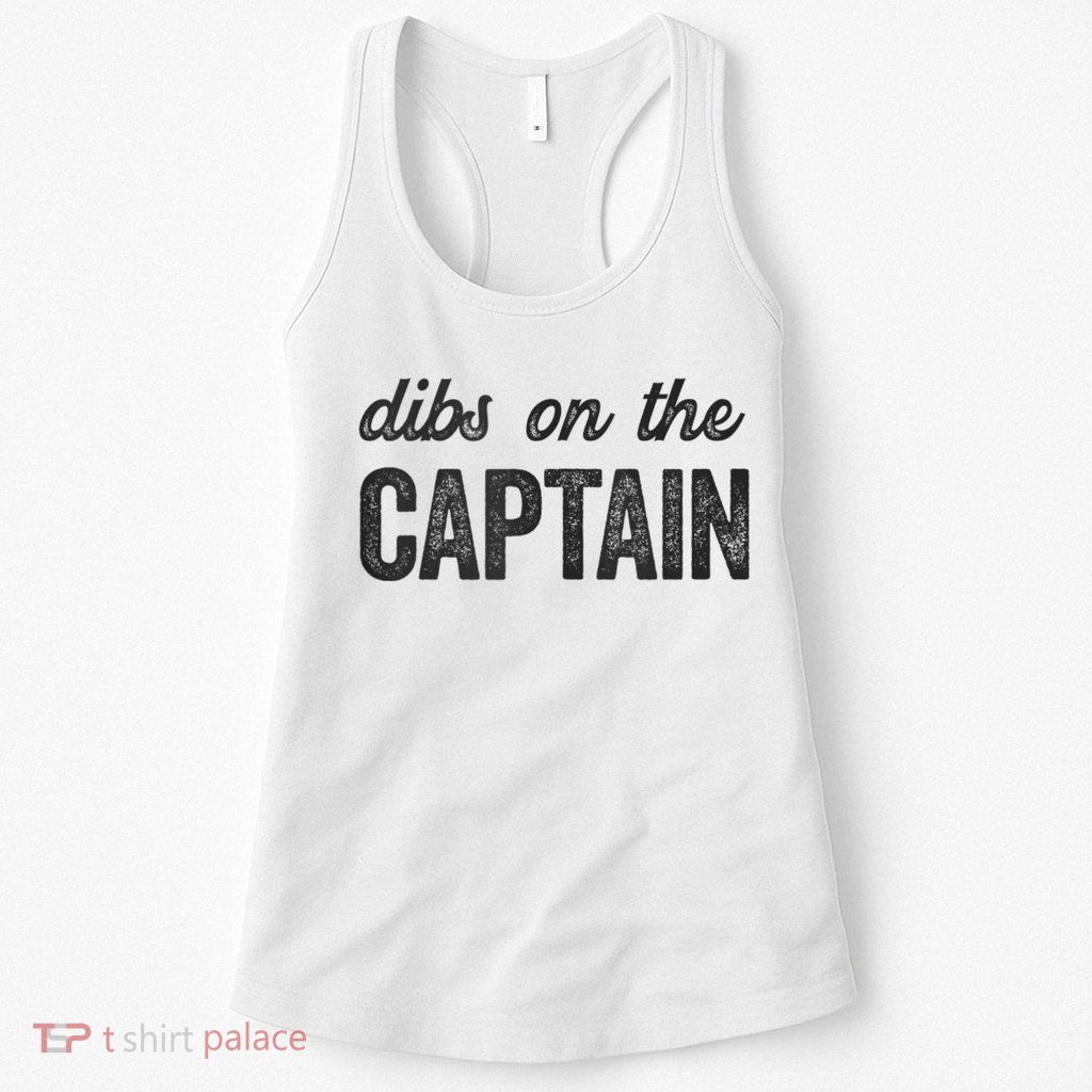 Dibs On The Captain Funny Captain Wife Womens Tank Top