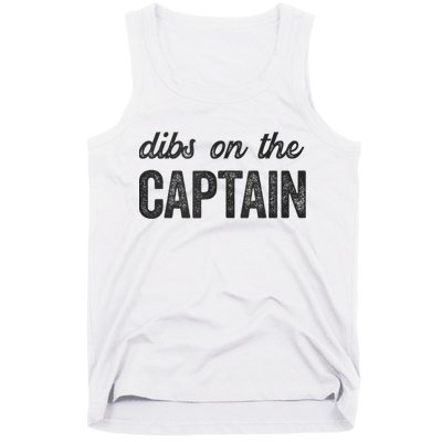 Dibs On The Captain Funny Captain Wife Tank Top