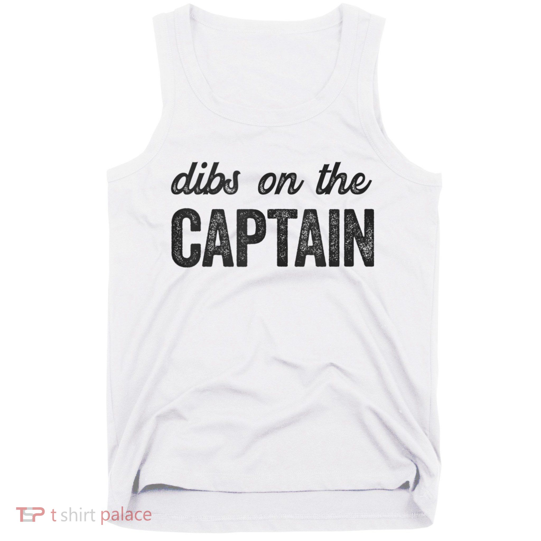 Dibs On The Captain Funny Captain Wife Tank Top