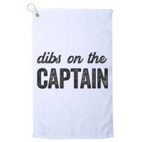 Dibs On The Captain Funny Captain Wife Golf Towel
