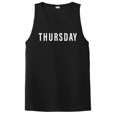 Days Of The Week Gift Thursday Minimalists Gift PosiCharge Competitor Tank