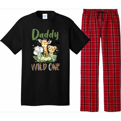 Dad Of The Wild One Zoo Theme Birthday Safari Jungle Animal Pajama Set