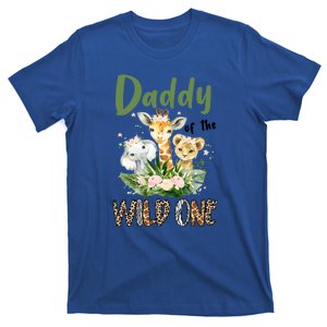 Dad Of The Wild One Zoo Theme Birthday Safari Jungle Animal T-Shirt