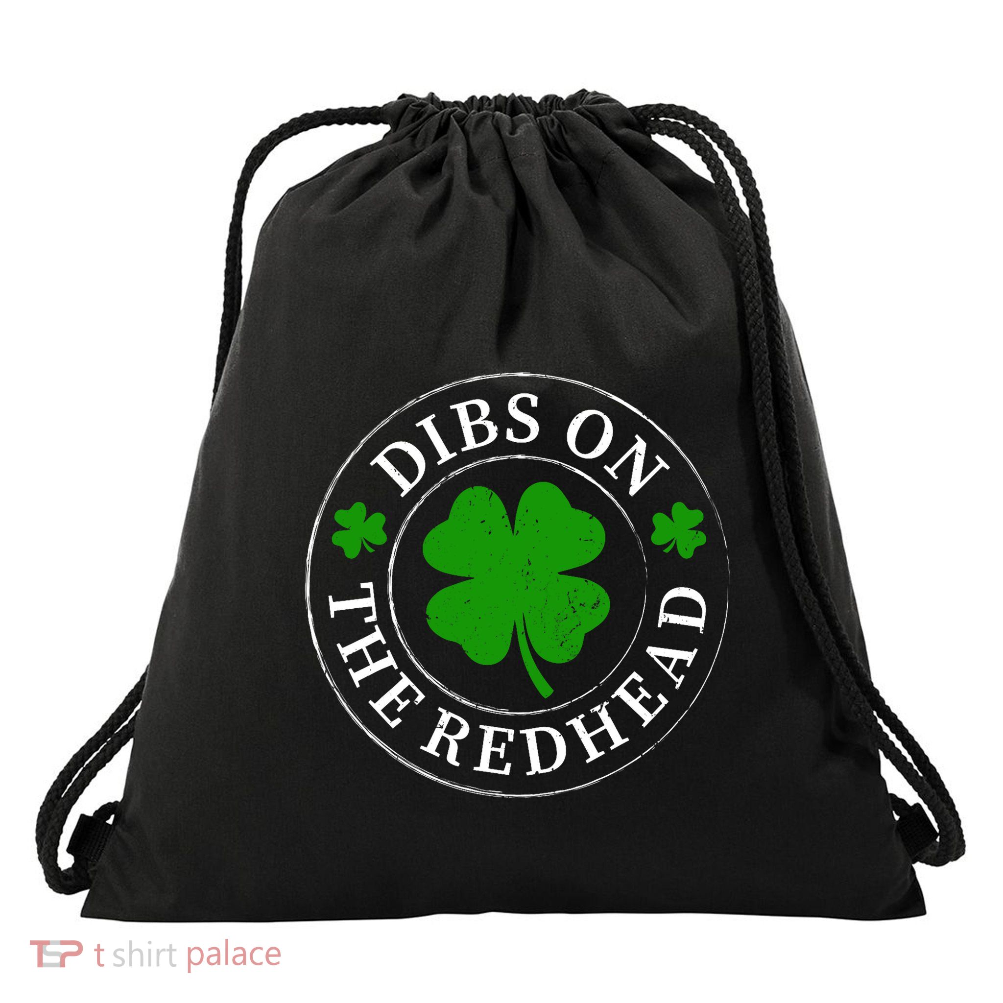 Dibs On The Redhead Drawstring Bag
