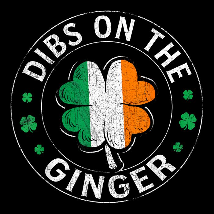 Dibs On The Ginger St Patricks Day Shamrock Mousepad