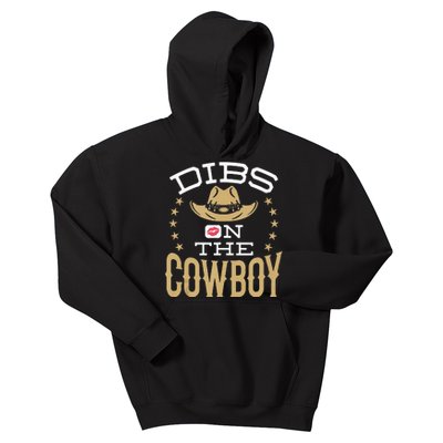 Dibs On The Cowboy Women Wife Girlfriend Fiance Kids Hoodie