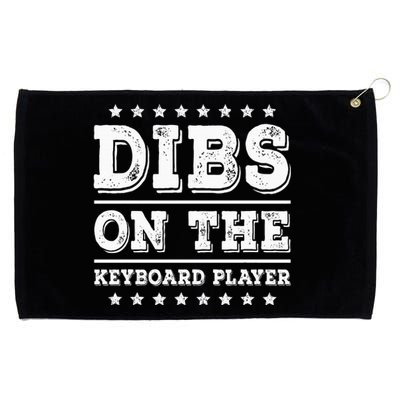 Dibs On The Keyboard Player Funny Pianist Wife Girlfriend Grommeted Golf Towel