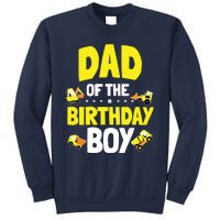 Dad Of The Birthday Boy Construction Worker Bday Party Sweatshirt